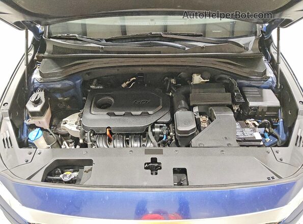 5NMS23ADXLH299765 2020 HYUNDAI SANTA Blue Вид наклейки з VIN-кодом