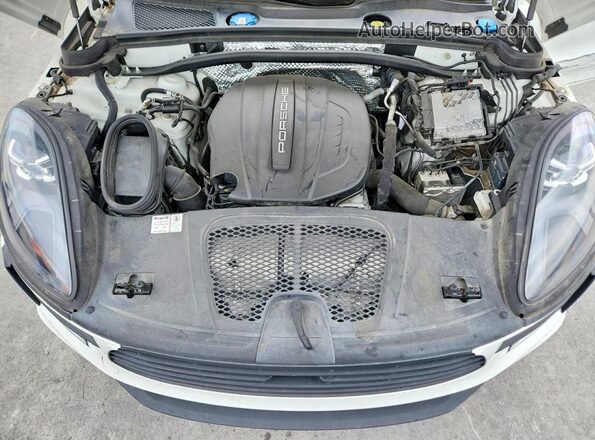 WP1AA2A52KLB04819 2019 PORSCHE MACAN Белый Вид подкапотного пространства