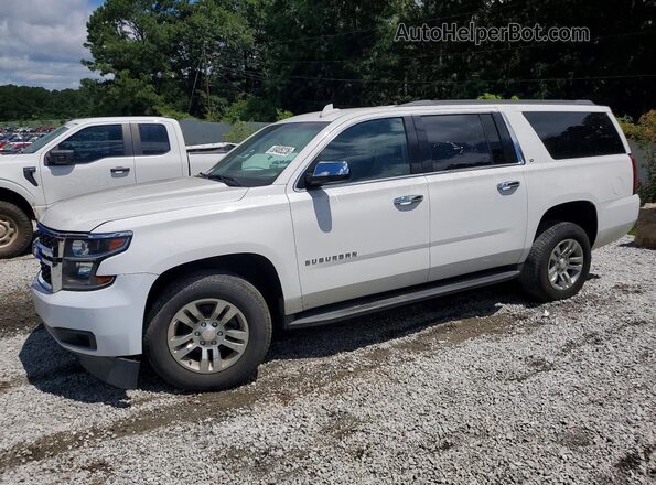 1GNSCHKCXKR178204 2019 CHEVROLET SUBURBAN White Trasero izquierdo
