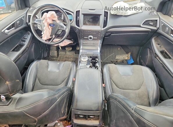 2FMPK4AP1KBC22068 2019 FORD EDGE Blue ხელსაწყოთა პანელის ხედი