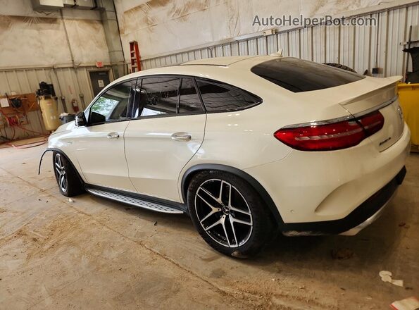 4JGED6EB1HA076108 2017 MERCEDES-BENZ GLE-CLASS White Задня права чверть