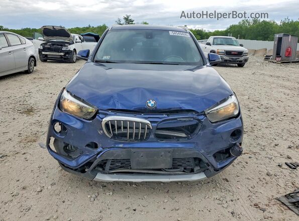 WBXHT3C31J5L25930 2018 BMW X1 Blue Widok z tyłu