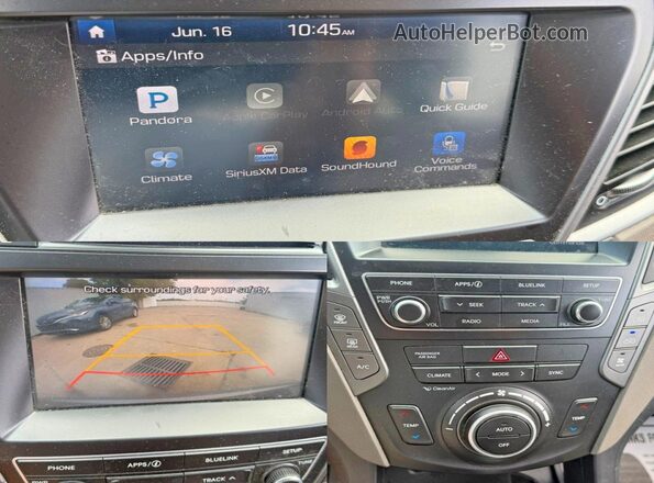 KM8SM4HF9HU204583 2017 HYUNDAI SANTA FE Silver 