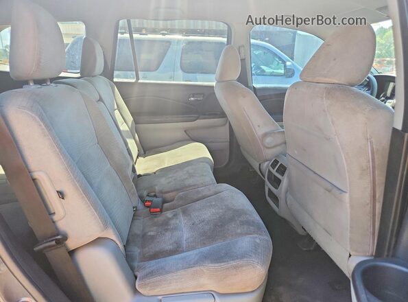 5FNYF5H14GB026768 2016 HONDA PILOT Серый Вид задней части салона