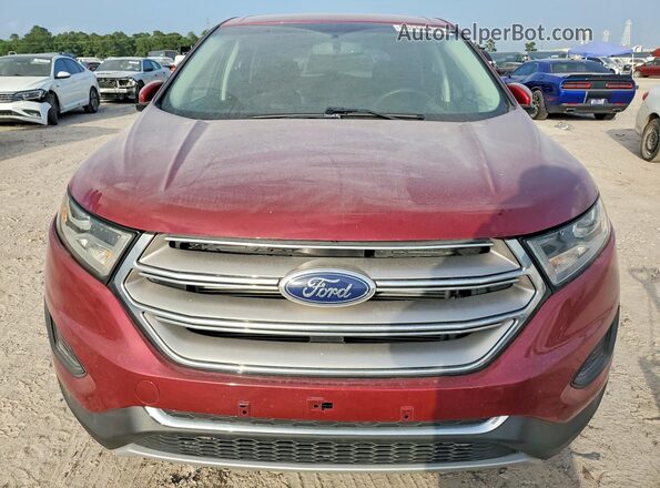 2FMPK3J82HBC49016 2017 FORD EDGE Red Вид ззаду