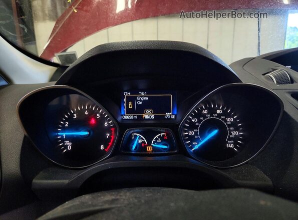 1FMCU9GDXHUA74301 2017 FORD ESCAPE Red 