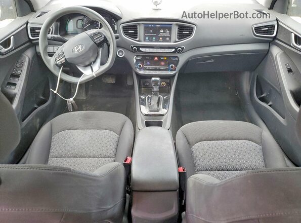 KMHC65LC1KU129290 2019 HYUNDAI IONIQ Blue Սարքավորումների վահանակի տեսք