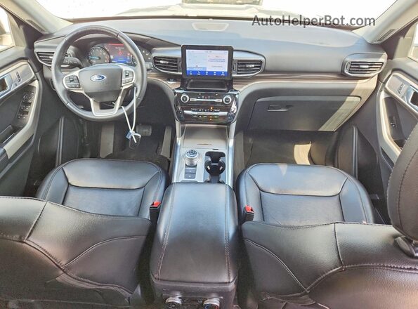 1FMSK7FH0RGA29166 2024 FORD EXPLORER Silver ხელსაწყოთა პანელის ხედი