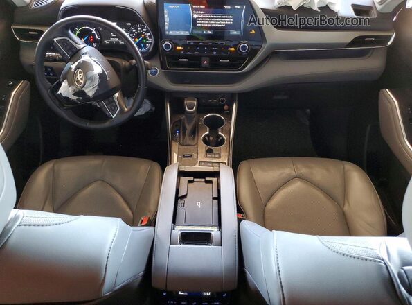 5TDEBRCH7LS002884 2020 TOYOTA HIGHLANDER White Вид щитка приладів