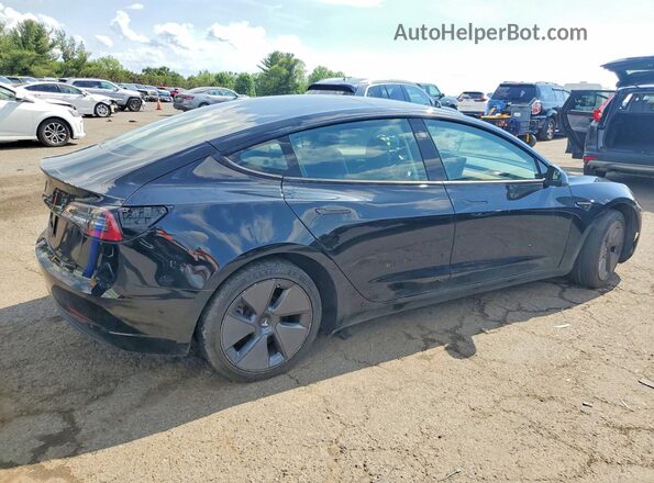 5YJ3E1EA8PF422776 2023 TESLA MODEL 3 Черный Передняя правая четверть