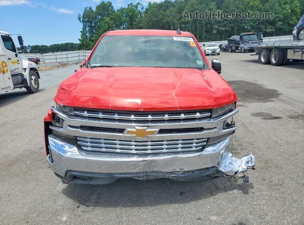 3GCPWCED3LG221795 2020 CHEVROLET SILVERADO Red Вид ззаду