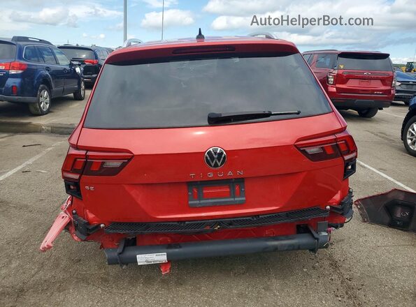 3VVNB7AX8PM066339 2023 VOLKSWAGEN TIGUAN Красный 