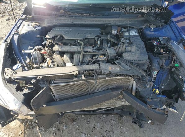 5NPLM4AG4MH046346 2021 HYUNDAI ELANTRA Синий Вид задней части салона