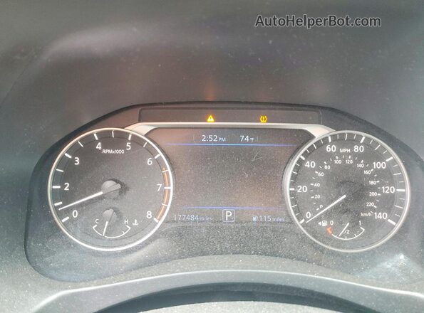 1N4BL4BV1KN315241 2019 NISSAN ALTIMA Black Widok tylnych siedzeń