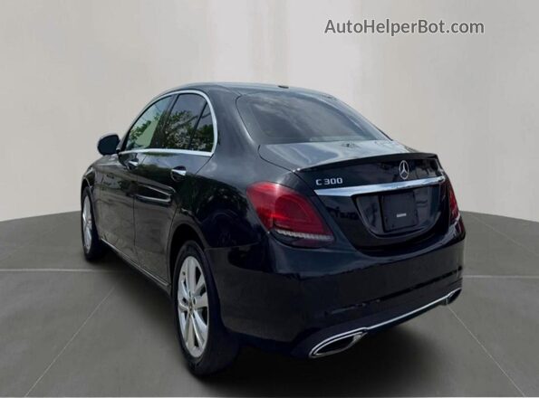55SWF8EB0KU315837 2019 MERCEDES-BENZ C Черный Задняя правая четверть