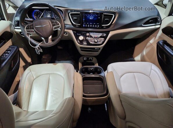 2C4RC1BG3HR636086 2017 CHRYSLER PACIFICA Gray Widok zestawu wskaźników