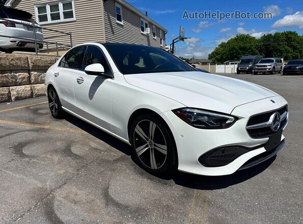 W1KAF4HB5SR283368 2025 MERCEDES-BENZ C-CLASS Белый Вид спереди