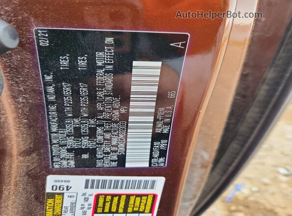 5TDKRKEC7MS023033 2021 TOYOTA SIENNA Brown 