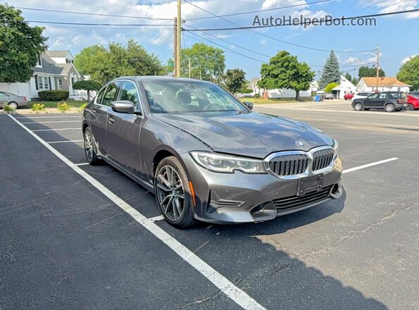 3MW5R7J02L8B39234 2020 BMW 3 SERIES Gray Tył lewy
