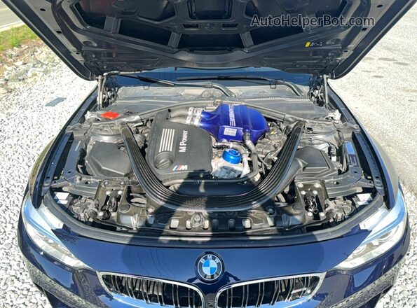 WBS8M9C59G5D30537 2016 BMW M3 Синий Вид панели приборов