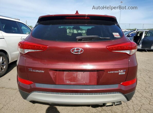 KM8J3CA26HU540904 2017 HYUNDAI TUCSON Red 