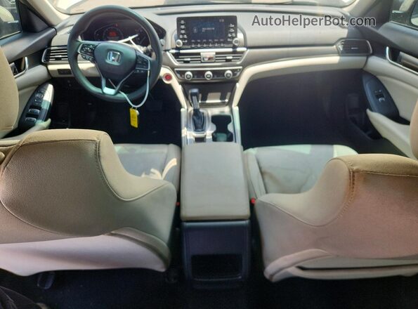 1HGCV1F10KA025919 2019 HONDA ACCORD Желто-коричневый Вид щитка приборов