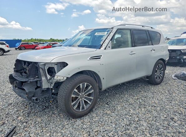 JN8AY2ND4LX016688 2020 NISSAN ARMADA Silver Задня ліва чверть
