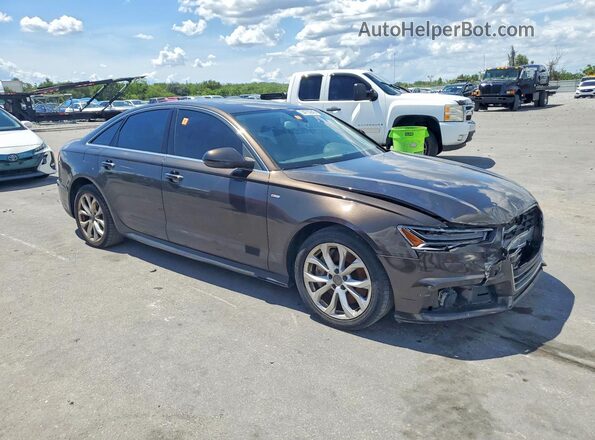 WAUD8AFCXJN039956 2018 AUDI A6 Коричневый Вид спереди