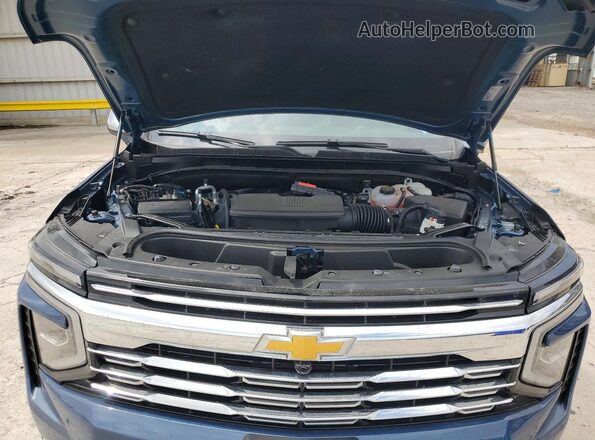 1GNS5SKD6TR112024 2026 CHEVROLET TAHOE Blue Vista de la etiqueta del VIN