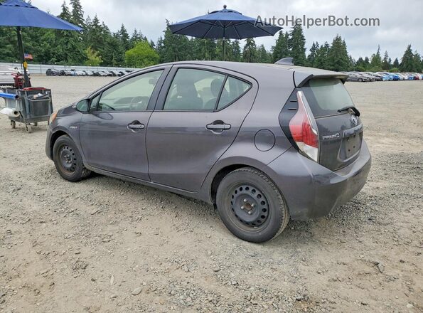 JTDKDTB35G1133069 2016 TOYOTA PRIUS Gray Trasero derecho