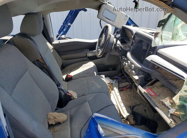 1FTEW3LP4SKE62258 2025 FORD F150 Blue წინა პანელის ხედი