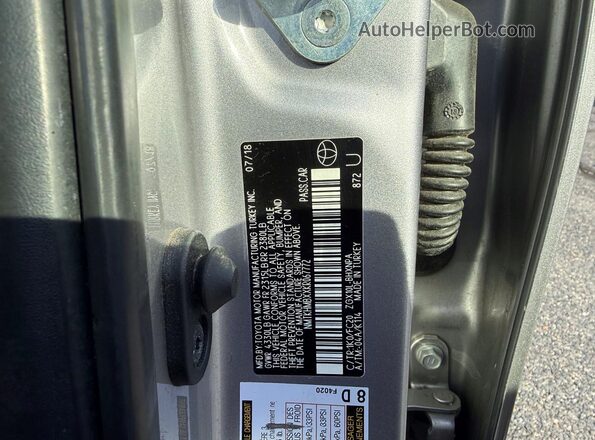 NMTKHMBXXKR067772 2019 TOYOTA C-HR Silver 