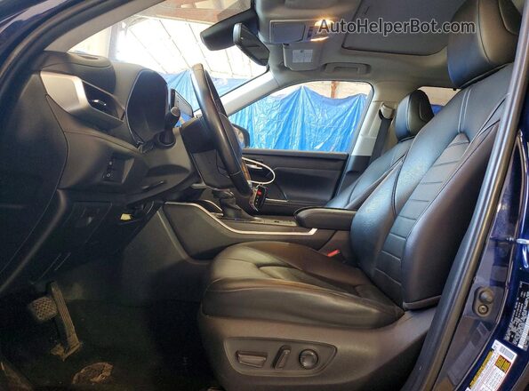 5TDGZRAH9LS005261 2020 TOYOTA HIGHLANDER Black წინა პანელის ხედი
