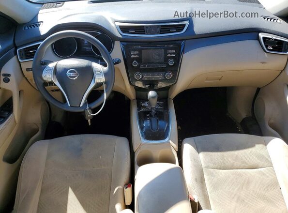 5N1AT2MV4GC899320 2016 NISSAN ROGUE Blue Սարքավորումների վահանակի տեսք