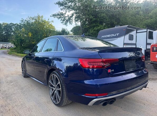 WAUB4AF40JA003891 2018 AUDI S4 Blue წინა მარჯვენა