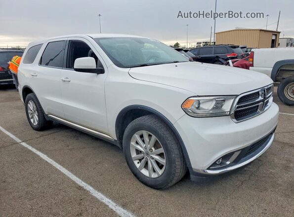 1C4RDJAG8KC616219 2019 DODGE DURANGO White Вид спереду