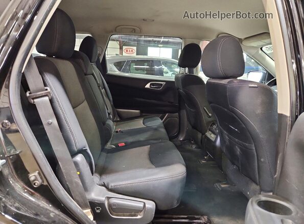 5N1DR2MM0HC696719 2017 NISSAN PATHFINDER Black Vista del compartimento del motor