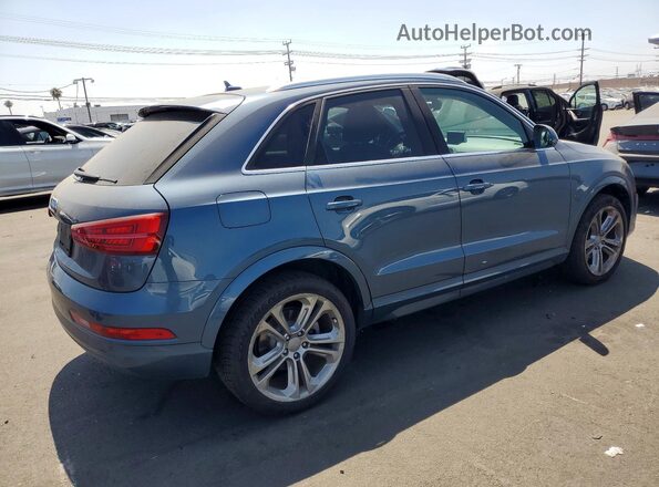 WA1HCCFS9HR008085 2017 AUDI Q3 Blue Front right