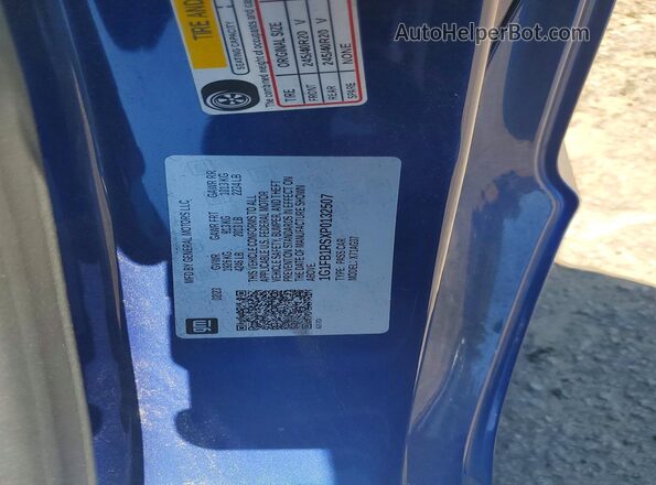 1G1FB1RSXP0132507 2023 CHEVROLET CAMARO Blue 