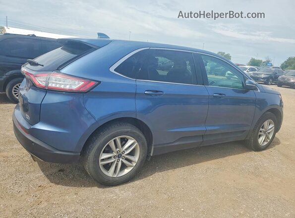 2FMPK4J91JBB49476 2018 FORD EDGE Blue წინა მარჯვენა