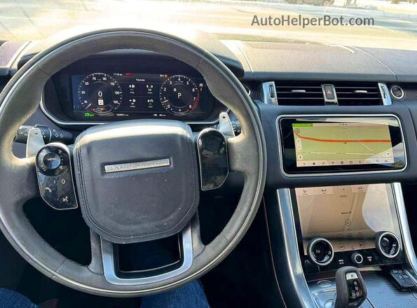 SALWS2SU1KA866425 2019 LAND ROVER RANGE ROVER Black Dashboard view