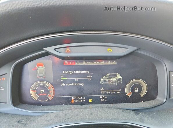 WA1AVAF19KD017493 2019 AUDI Q8 Black უკანა სავარძლების ხედი
