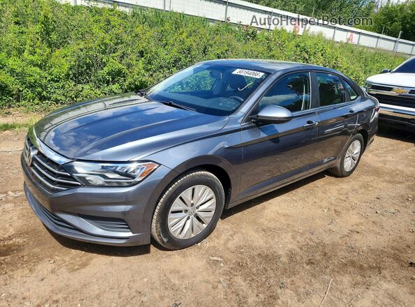 3VWC57BU1KM045405 2019 VOLKSWAGEN JETTA Gray Trasero izquierdo