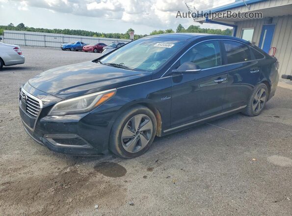 KMHE34L15GA022990 2016 HYUNDAI SONATA Черный 