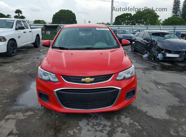 1G1JG6SB6L4122062 2020 CHEVROLET SONIC Red Widok z tyłu