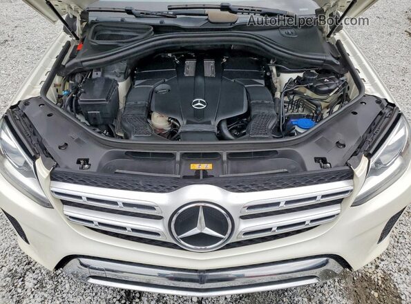 4JGDF6EE3JB029789 2018 MERCEDES-BENZ GLS White Widok naklejki z numerem VIN