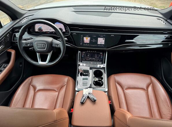 WA1AJAF7XMD018736 2021 AUDI Q7 White 