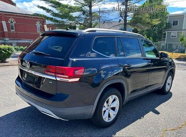 1V2DR2CA2JC507407 2018 VOLKSWAGEN ATLAS Black Front view