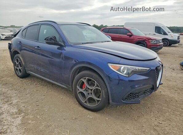 ZASFAKNN4J7B78596 2018 ALFA ROMEO STELVIO Blue Vista frontal