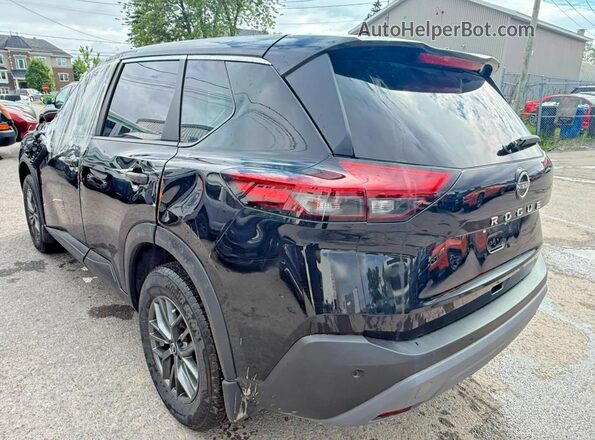 5N1AT3AA7NC691954 2022 NISSAN ROGUE Black Передня права чверть